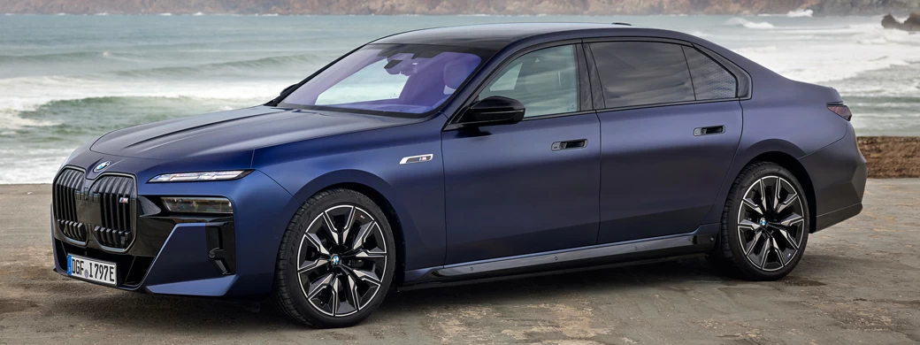 Cars wallpapers BMW i7 M70 xDrive (Frozen Tanzanite Blue) - 2023 - Car wallpapers
