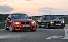 Cars wallpapers BMW 1-Series M Coupe E82 2011 and BMW M3 Sport Evolution E30
