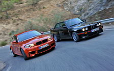 Cars wallpapers BMW 1-Series M Coupe E82 2011 and BMW M3 Sport Evolution E30