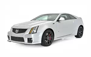 Cars wallpapers Cadillac CTS-V Coupe Silver Frost Edition - 2013