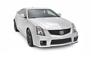 Cars wallpapers Cadillac CTS-V Coupe Silver Frost Edition - 2013