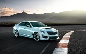 Cars wallpapers Cadillac CTS-V Glacier Metallic Edition - 2017