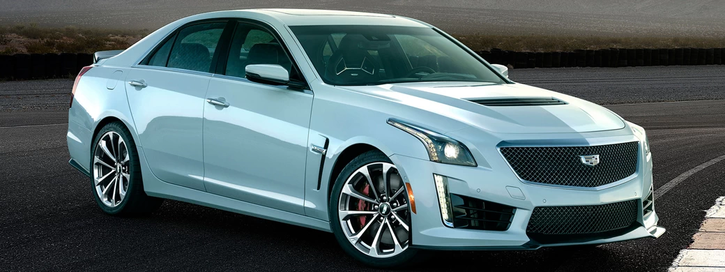 Cars wallpapers Cadillac CTS-V Glacier Metallic Edition - 2017 - Car wallpapers