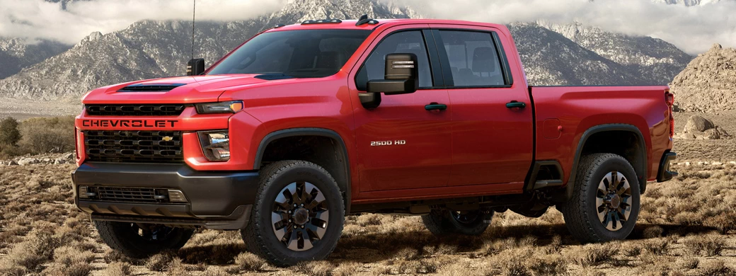 Cars wallpapers Chevrolet Silverado 2500 HD Custom Crew Cab - 2019 - Car wallpapers