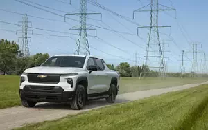 Cars wallpapers Chevrolet Silverado EV WT Crew Cab (Summit White) - 2023