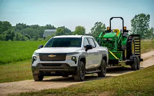 Cars wallpapers Chevrolet Silverado EV WT Crew Cab (Summit White) - 2023