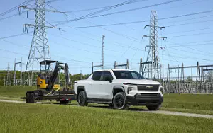 Cars wallpapers Chevrolet Silverado EV WT Crew Cab (Summit White) - 2023