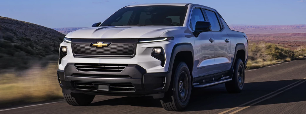 Cars wallpapers Chevrolet Silverado EV WT Crew Cab (Summit White) - 2023 - Car wallpapers