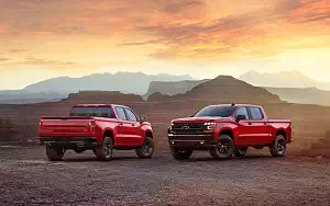 Cars wallpapers Chevrolet Silverado LT Z71 Trailboss Crew Cab - 2018