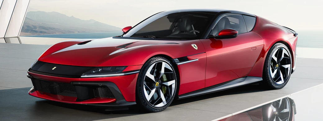 Cars wallpapers Ferrari 12Cilindri (Rosso Imola) - 2024 - Car wallpapers