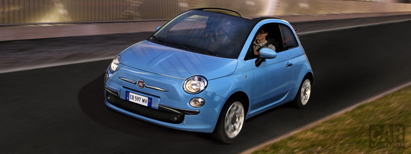 Cars wallpapers Fiat 500C TwinAir - 2010 - Car wallpapers