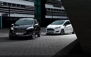 Cars wallpapers Ford Fiesta Black & White - 2015