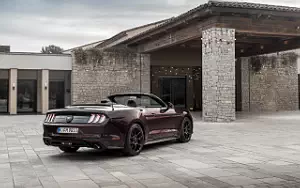Cars wallpapers Ford Mustang EcoBoost Convertible (Royal Crimson) EU-spec - 2017