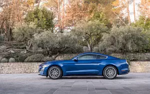 Cars wallpapers Ford Mustang EcoBoost Fastback (Lightning Blue) EU-spec - 2017