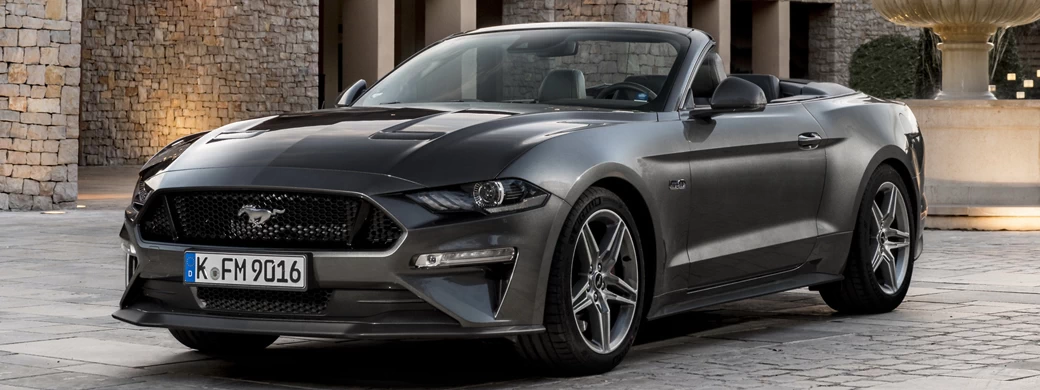 Cars wallpapers Ford Mustang GT Convertible (Magnetic) EU-spec - 2017 - Car wallpapers