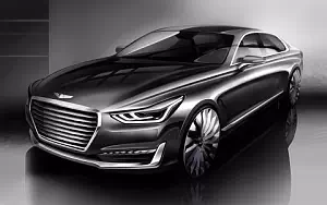 Cars wallpapers Genesis G90 US-spec - 2016