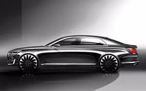 Cars wallpapers Genesis G90 US-spec - 2016