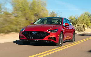 Cars wallpapers Hyundai Sonata Limited (Calypso Red) US-spec - 2019