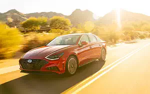 Cars wallpapers Hyundai Sonata Limited (Calypso Red) US-spec - 2019