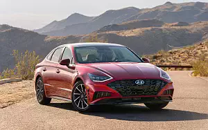 Cars wallpapers Hyundai Sonata Limited (Calypso Red) US-spec - 2019