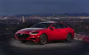 Cars wallpapers Hyundai Sonata Limited (Calypso Red) US-spec - 2019