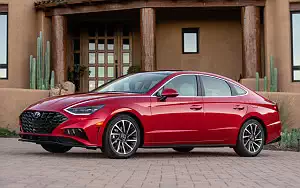 Cars wallpapers Hyundai Sonata Limited (Calypso Red) US-spec - 2019