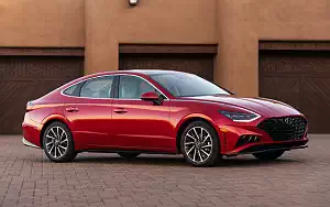 Cars wallpapers Hyundai Sonata Limited (Calypso Red) US-spec - 2019