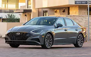 Cars wallpapers Hyundai Sonata Limited (Portofino Gray) US-spec - 2019