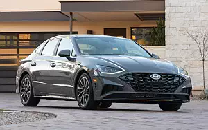Cars wallpapers Hyundai Sonata Limited (Portofino Gray) US-spec - 2019