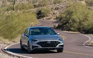 Cars wallpapers Hyundai Sonata Limited (Shimmering Silver Pearl) US-spec - 2019