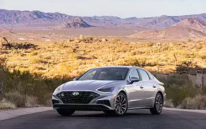 Cars wallpapers Hyundai Sonata Limited (Shimmering Silver Pearl) US-spec - 2019