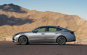 Cars wallpapers Hyundai Sonata Limited (Shimmering Silver Pearl) US-spec - 2019