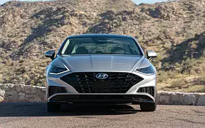 Cars wallpapers Hyundai Sonata Limited (Shimmering Silver Pearl) US-spec - 2019