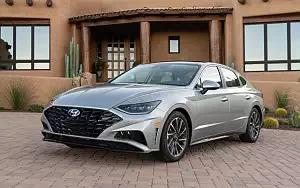 Cars wallpapers Hyundai Sonata Limited (Shimmering Silver Pearl) US-spec - 2019