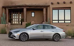 Cars wallpapers Hyundai Sonata Limited (Shimmering Silver Pearl) US-spec - 2019