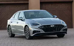 Cars wallpapers Hyundai Sonata Limited (Shimmering Silver Pearl) US-spec - 2019
