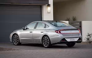 Cars wallpapers Hyundai Sonata Limited (Shimmering Silver Pearl) US-spec - 2019