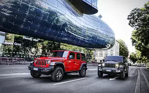 Cars wallpapers Jeep Wrangler Unlimited Rubicon and Jeep Wrangler Unlimited Sahara EU-spec - 2018