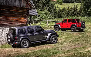 Cars wallpapers Jeep Wrangler Unlimited Rubicon and Jeep Wrangler Unlimited Sahara EU-spec - 2018