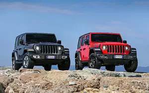 Cars wallpapers Jeep Wrangler Unlimited Rubicon and Jeep Wrangler Unlimited Sahara EU-spec - 2018