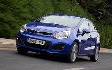 Cars wallpapers Kia Rio 5door Blue - 2011