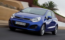 Cars wallpapers Kia Rio 5door Blue - 2011