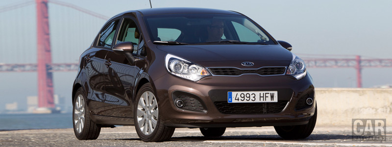 Cars wallpapers Kia Rio 5door Brown - 2011 - Car wallpapers