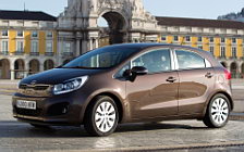 Cars wallpapers Kia Rio 5door Brown - 2011