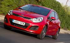 Cars wallpapers Kia Rio 5door Red - 2011