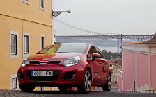 Cars wallpapers Kia Rio 5door Red - 2011