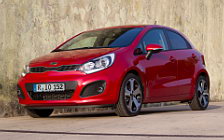 Cars wallpapers Kia Rio 5door Red - 2011