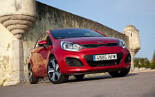 Cars wallpapers Kia Rio 5door Red - 2011