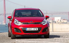 Cars wallpapers Kia Rio 5door Red - 2011