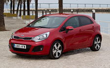 Cars wallpapers Kia Rio 5door Red - 2011